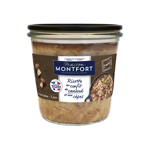 Risotto au confit de canard