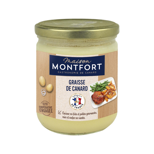 Graisse de canard en pot de 320g - Maison Montfort