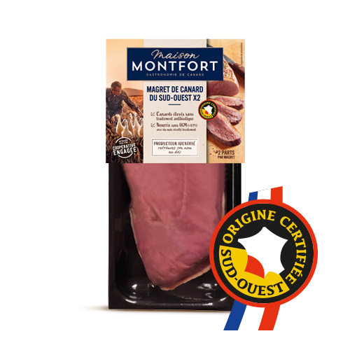 Magret de canard cru du sud-ouest - Maison Montfort