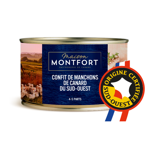 Manchons de canards en conserve